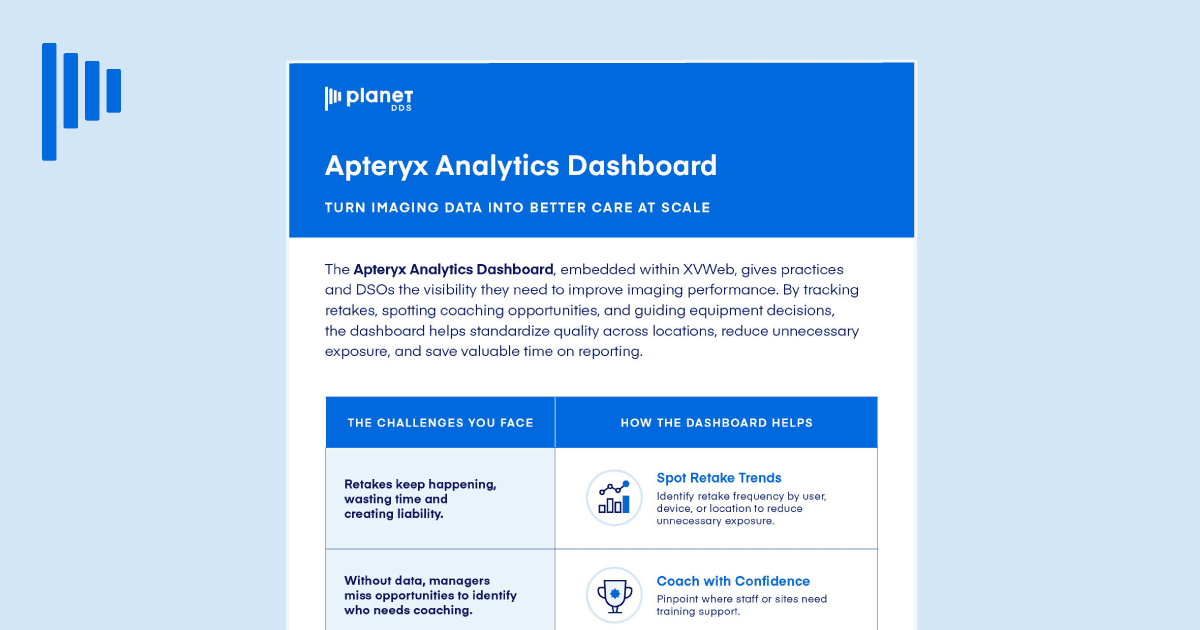Apteryx Imaging Analytics Dashboard